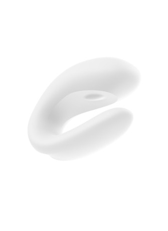 Vibromasseur pour couple connecté blanc Double JOY Satisfyer - CC5972420020